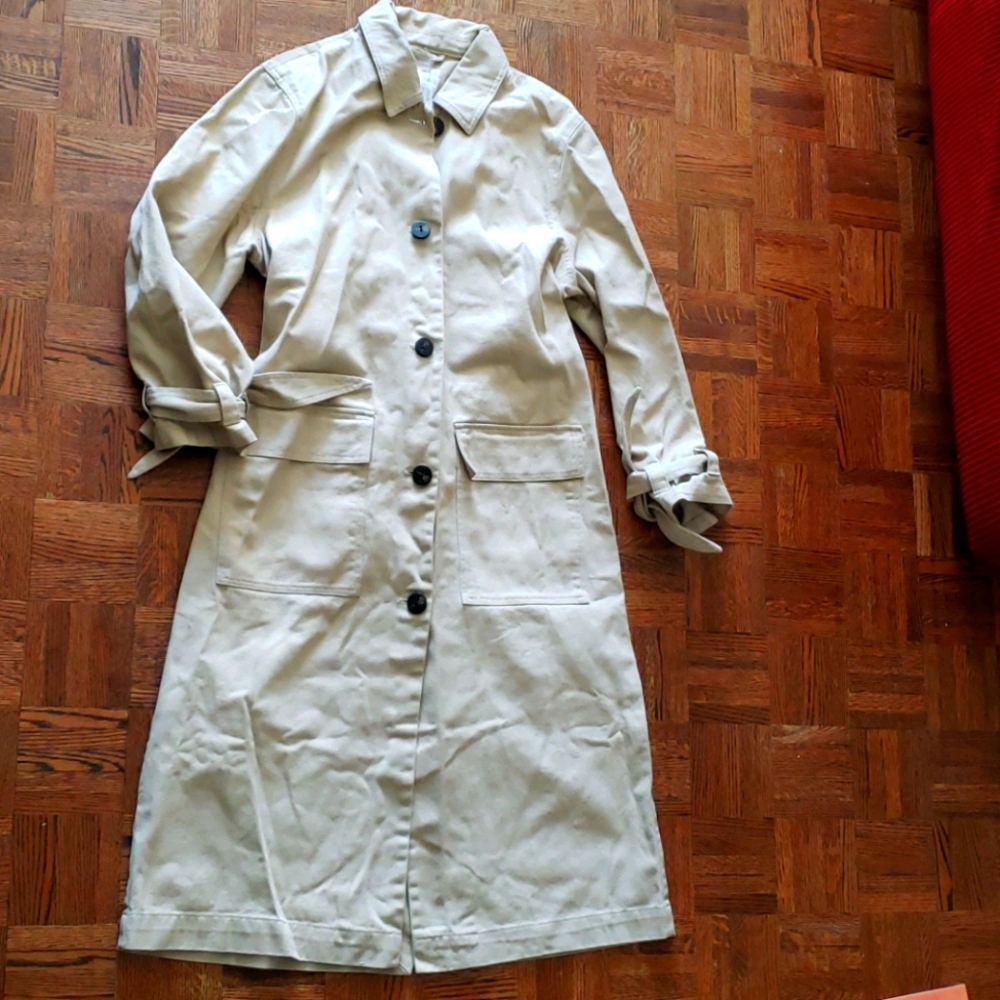 Asos denim trench coat